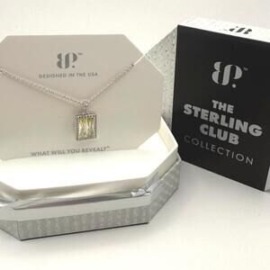 Bomb Party The Sterling Club Lemon CZ Sterling Silver 925 Necklace